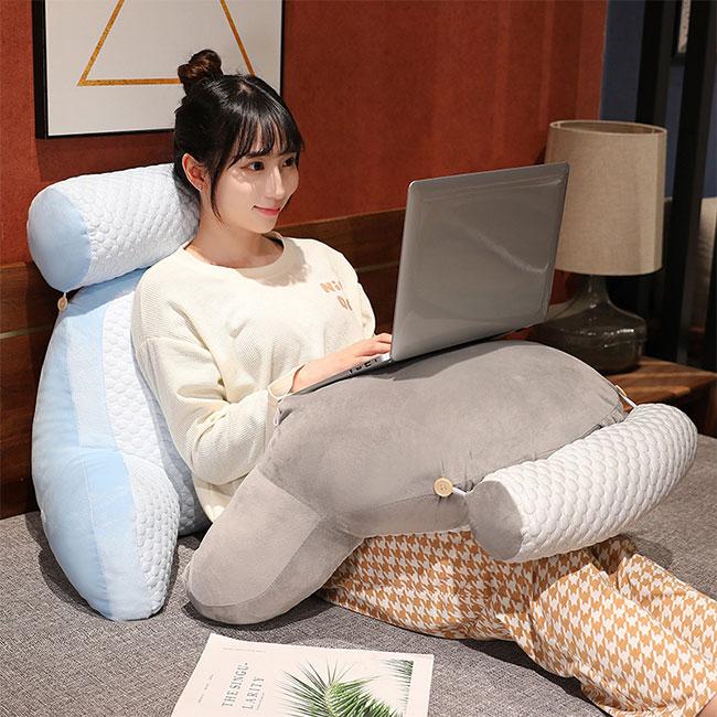 背もたれ クッション もちもち 涼感アイスシルク 2in1多機能クッション 椅子 腰枕 腰&背中にフィット 人間工学 涼しい 大きい ベッド用 自宅用 オフィス用 : t26700003 : 石田商事 - 通販 - Yahoo!ショッピング 背もたれ クッション もちもち 涼感アイスシルク 2in1多機能クッション 椅子 腰枕 腰&背中にフィット 人間工学 涼しい 大きい ベッド用 自宅用 オフィス用 : t26700003 : 石田商事 - 通販 - Yahoo!ショッピング