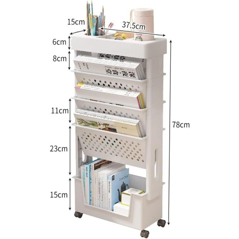 マガジンラック ブックスタンド 本立て スリム 本棚 ファイル