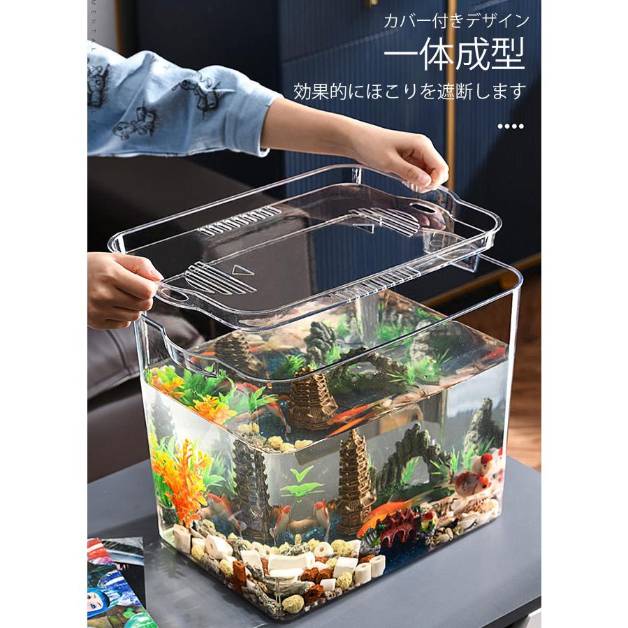 金魚鉢 水槽 飼育水槽 プラスチック テラリウム 透明アクリル 観葉植物