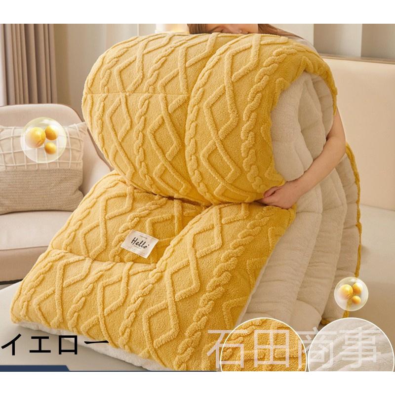 本麻2点セット シングルサイズ ブランケット 保温力UP ダブル 重いめ 冬用掛け布団 防寒対策 は