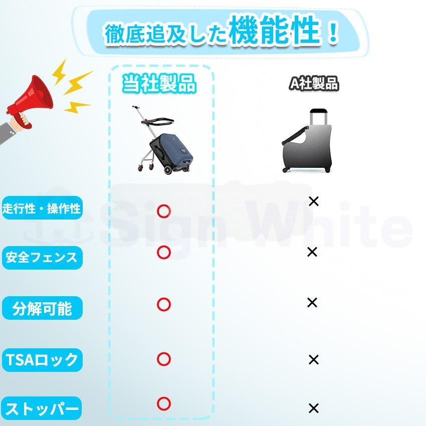 乗れる スーツケース 子供用 キャリーケース 座れる キッズ 拡張 多