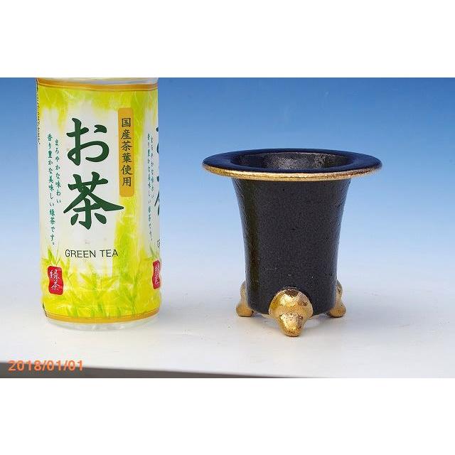 窯元直送 愛楽園 万年青錦鉢 縁足金 3.3号【サナサービス】【京 窯元直送 愛楽園 万年青錦鉢 縁足金 3.3号【サナサービス】【京