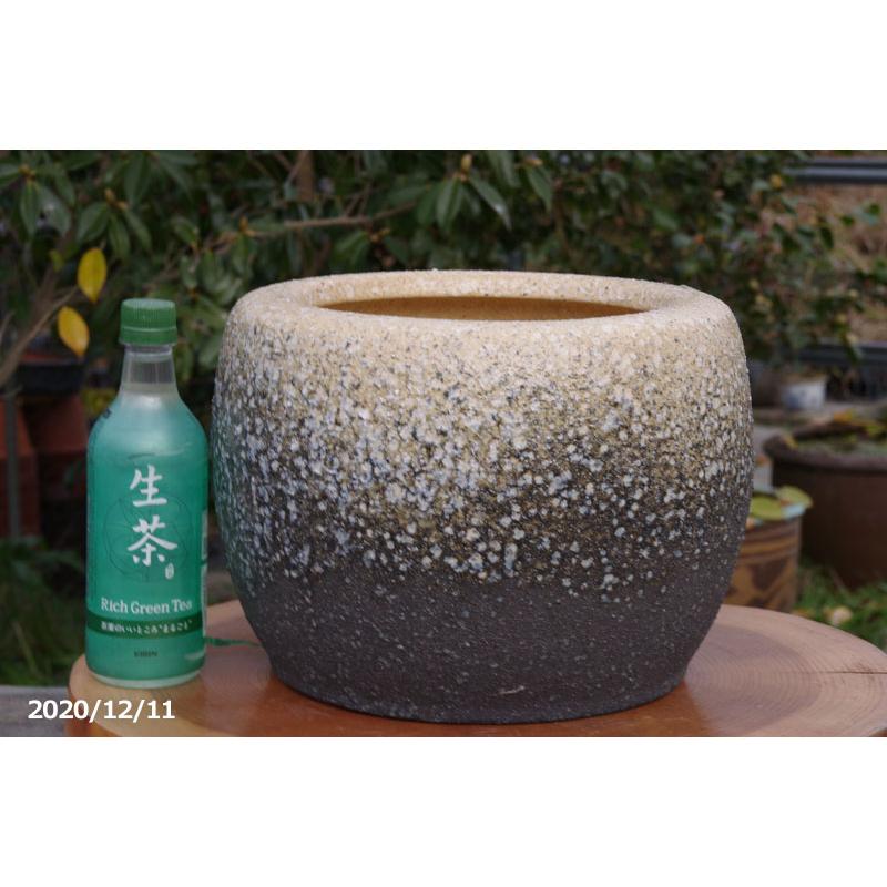 信楽焼 火鉢 5点セット 白砂10号（30cm）＋灰炭セット（木灰4L＋底砂
