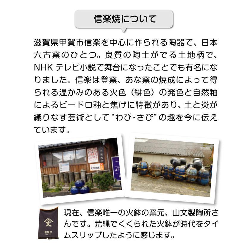 信楽焼 火鉢 8点セット 二色生子（なまこ）10号（火ばし穴有）セット