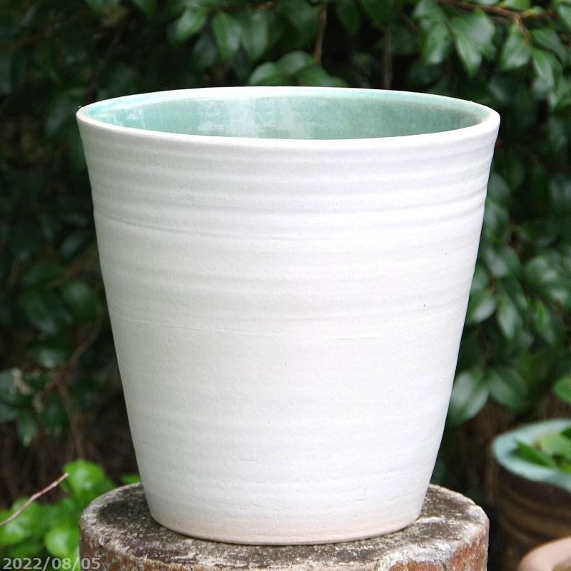 ②【処分価格】新品 鉢50×50×80cm白色 現品限り