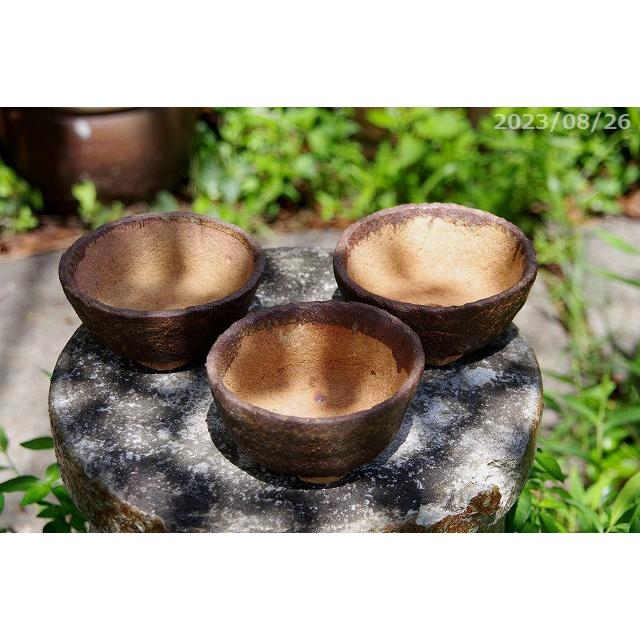 アウトレット(No.3597) 信楽焼 植木鉢 陶器 窯肌浅鉢 4号(外径13 アウトレット(No.3597) 信楽焼 植木鉢 陶器 窯肌浅鉢 4号(外径13