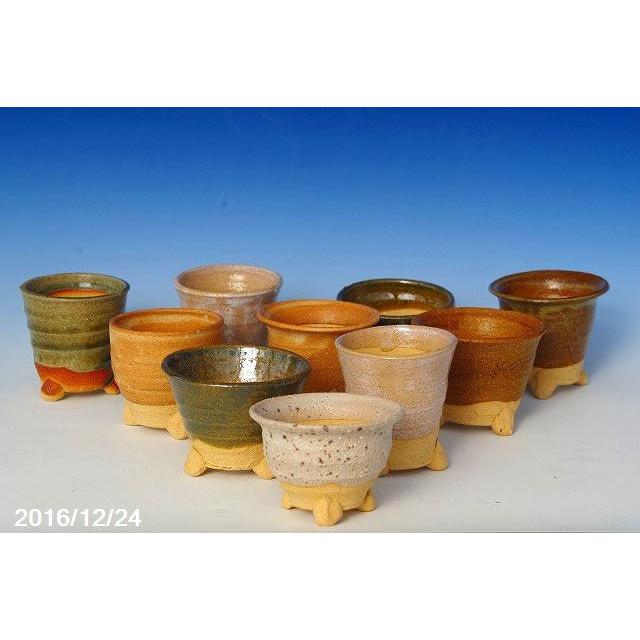 信楽焼 植木鉢 陶器 ロクロ引き手びねり小鉢 2号(5-7cm) 10個 信楽焼 植木鉢 陶器 ロクロ引き手びねり小鉢 2号(5-7cm) 10個