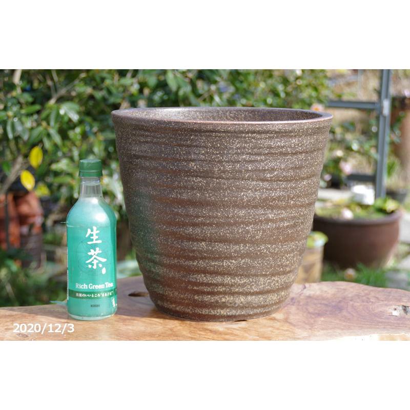 信楽焼 植木鉢 窯肌ネイチャーロング 10号 受皿8号 24cm セット ガーデニング 観葉植物 寄せ植え 大型 Kk 925 石田精華園 Yahoo 店 通販 Yahoo ショッピング