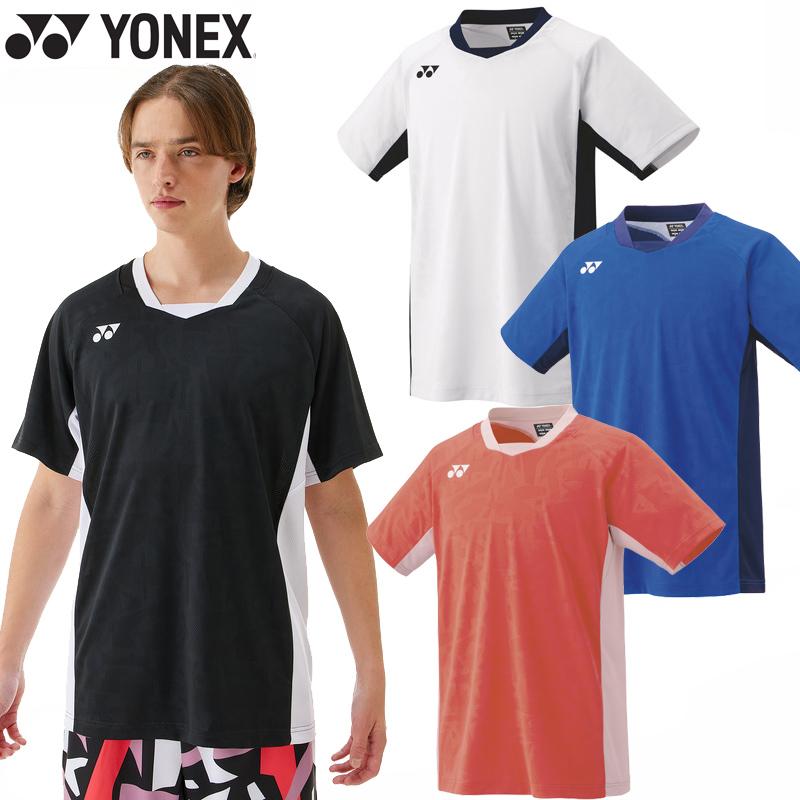 YONEX バドミントン ユニゲームシャツ 10634 サイズO メンズゲームシャツ. 10634|10634】ヨネックス【公式