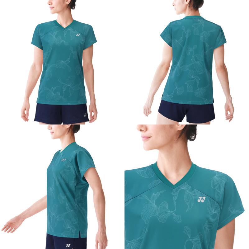 【NEW/数量限定/即日発送】YONEX ヨネックス ウィメンズゲームシャツ (20732) バドミントン Tシャツ 半袖 トップス ユニフォーム レディース ベリークール｜ishidasp｜05