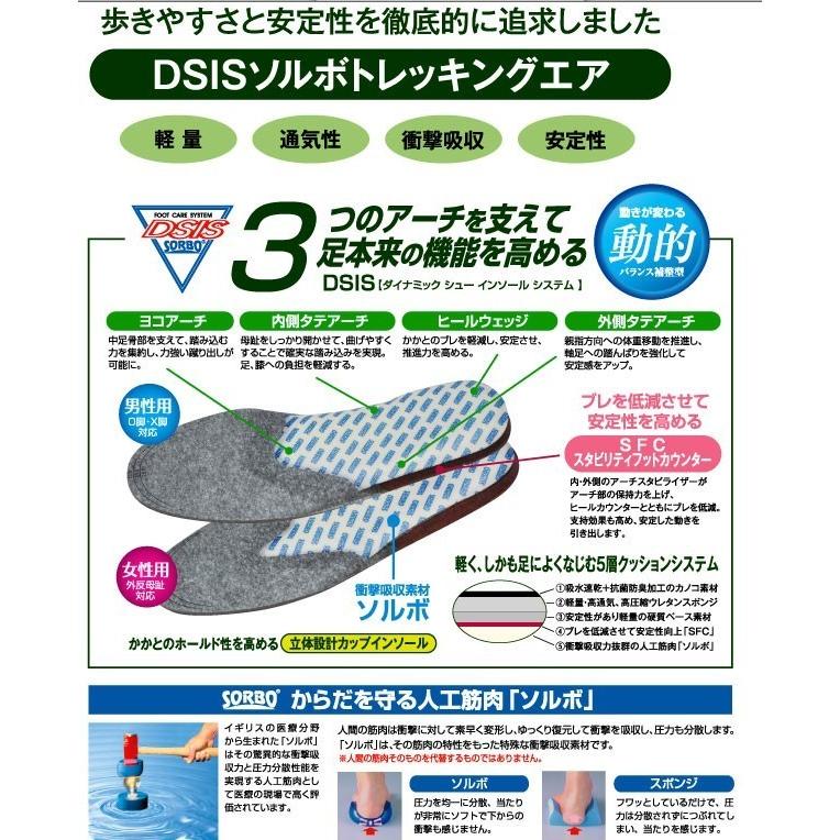 ミズノ ウォーキングシューズ インソール レディース ＤＳＩＳ トレッキング エア（トレッキング用）（5ZA120）｜ishidasp｜02