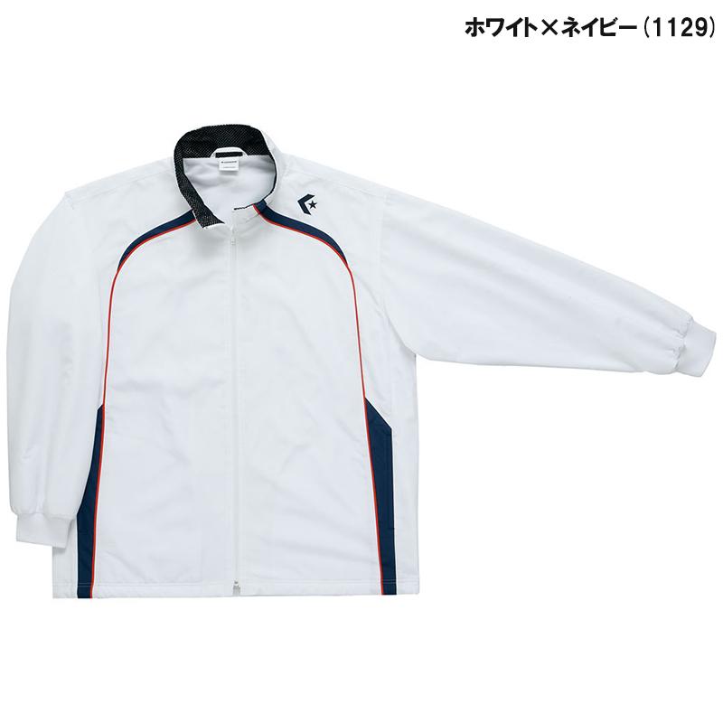 【ユニフォーム対応可能】 CONVERSE コンバース ウォームアップジャケット ユニセックス ウインドブレーカー CB162501S 撥水 裏起毛の画像