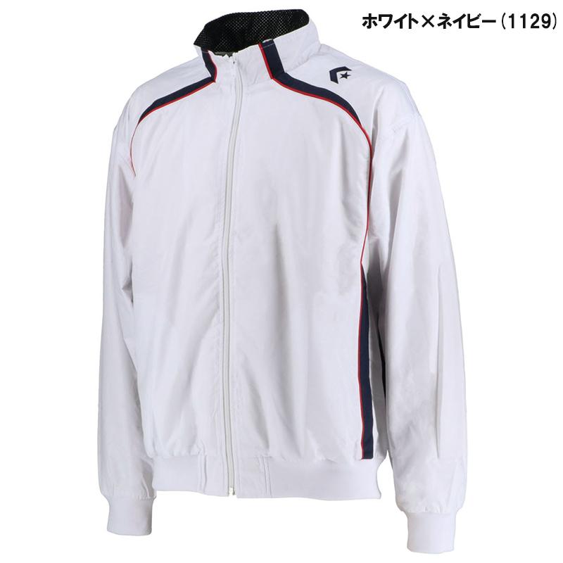 【ユニフォーム対応可能】 CONVERSE コンバース ウォームアップジャケット ユニセックス ウインドブレーカー CB162502S 撥水 裏起毛の画像