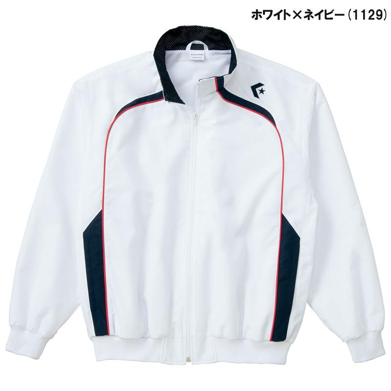 【ユニフォーム対応可能】 CONVERSE コンバース ウォームアップジャケット ユニセックス ウインドブレーカー CB162502S 撥水 裏起毛の画像