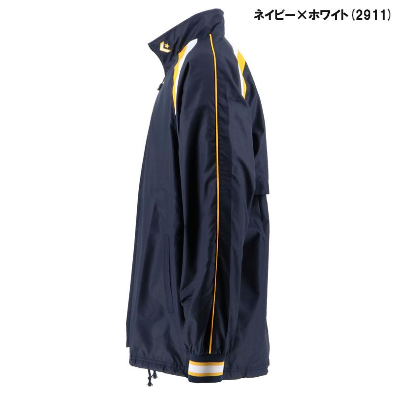 【ユニフォーム対応可能】 CONVERSE コンバース ウォームアップジャケット ユニセックス ウインドブレーカー CB162506S 撥水 裏起毛の画像