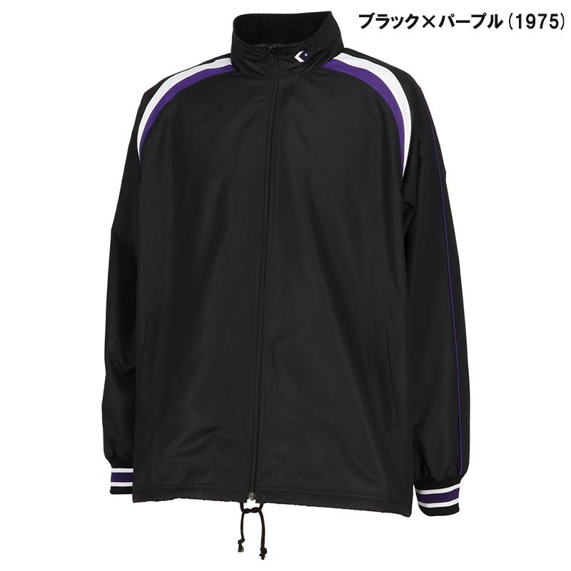 【ユニフォーム対応可能】 CONVERSE コンバース ウォームアップジャケット ユニセックス ウインドブレーカー CB162506S 撥水 裏起毛の画像