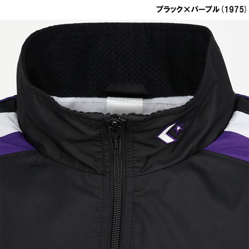 【ユニフォーム対応可能】 CONVERSE コンバース ウォームアップジャケット ユニセックス ウインドブレーカー CB162506S 撥水 裏起毛の画像