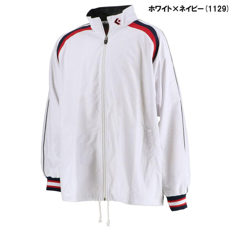 【ユニフォーム対応可能】 CONVERSE コンバース ウォームアップジャケット ユニセックス ウインドブレーカー CB162506S 撥水 裏起毛の画像