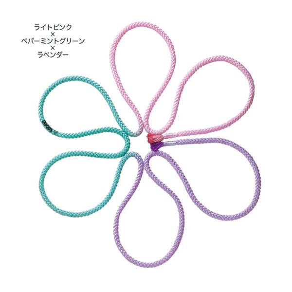 SASAKI ササキ 3色ロープ 長さ3m 径1cm F.I.G.(国際体操連盟)認定品 (M