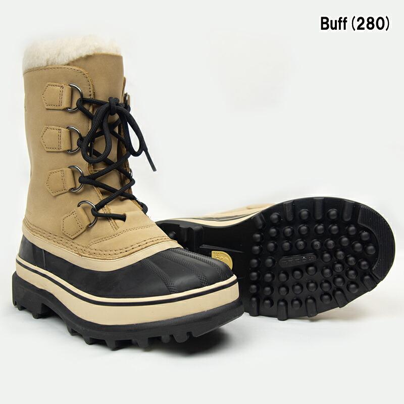 SOREL（ソレル） 【即日発送】SOREL カリブー WP Black,Stone Shale