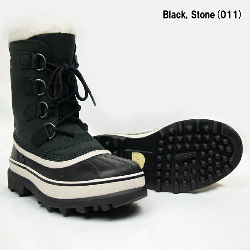 SOREL（ソレル） 【即日発送】SOREL カリブー WP Black,Stone Shale