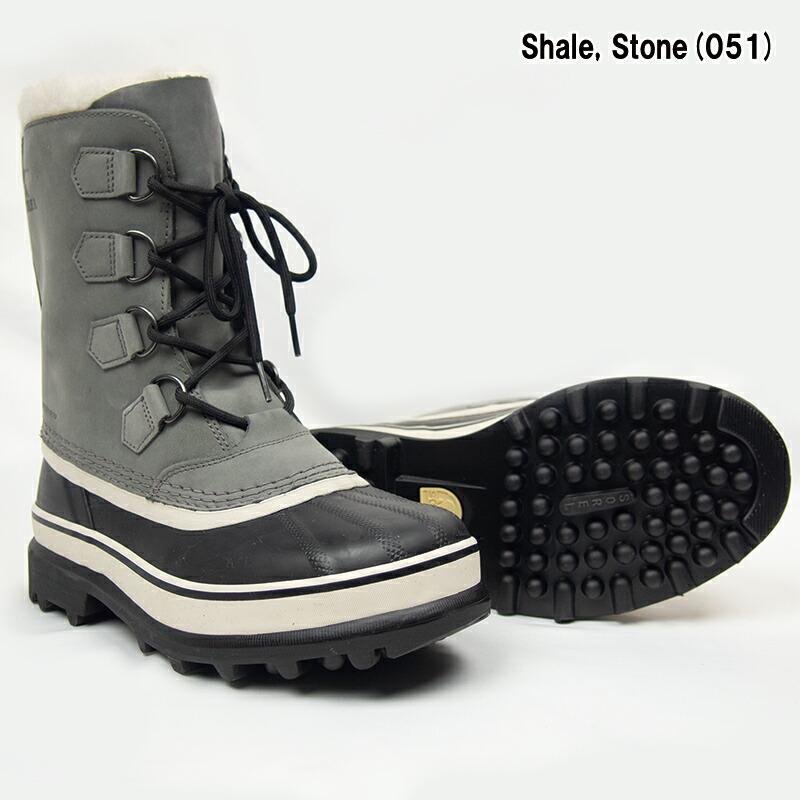 SOREL（ソレル） 【即日発送】SOREL カリブー WP Black,Stone Shale