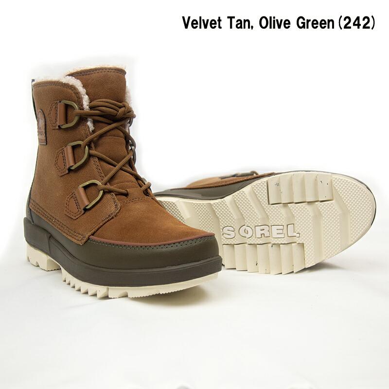 【新品未使用】SOREL スノーブーツ ティボリIV 25cm キャメル SOREL（ソレル） 【即日発送】SOREL ティボリIV Velvet Tan, Olive