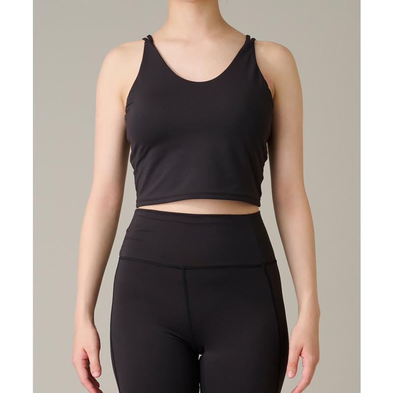 スカーラ ラバ リアルストーンヨガウェアセット レギンス 2個バーム