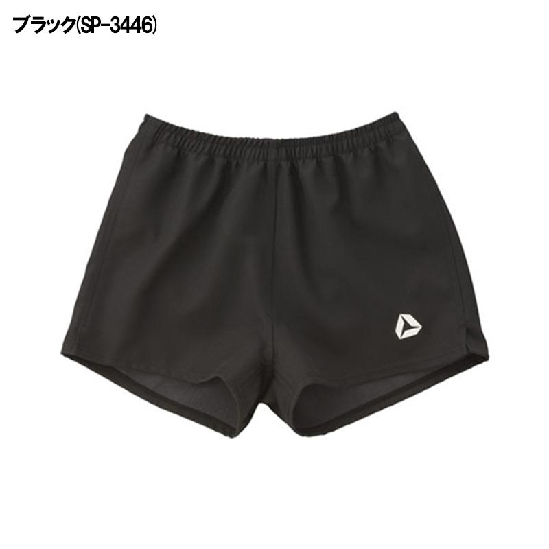 茗渓学園ラグビー部　S〜M　公式短パン　黒　中古　ラグパン　ラガーパンツ SUZUKI RUGBY スズキ ラグビー ゲームパンツ・ショートLG 3XOサイズ