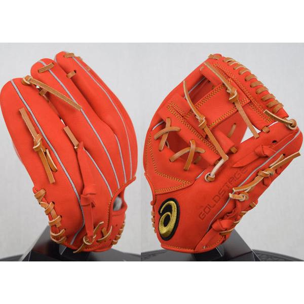 アシックス ASICS ゴールドステージ 軟式グラブ 内野手用 (タテ) 一般