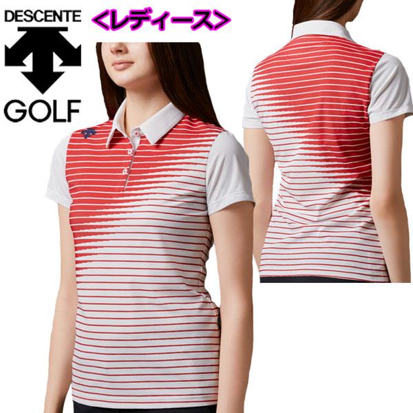 一 番 安い アウトレット デサント ゴルフ Descente Golf Japan National Team プレイングモデル レディース ライジングボーダーグラデーションシャツ 半袖 ポロシャツ Dgwpja02op 母の日 即納分 Www Superavila Com