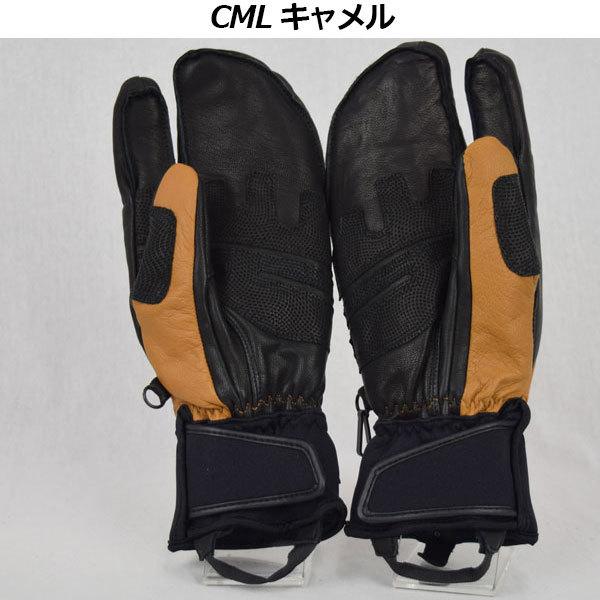 DESCENTE 防水レザー3本指グローブ