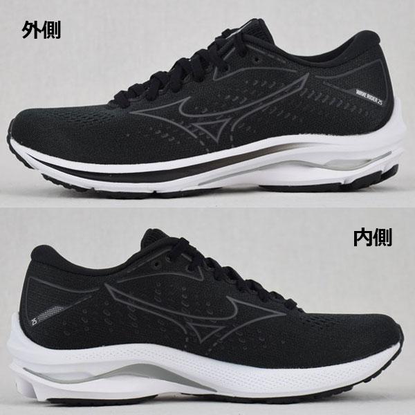 ミズノ MIZUNO レディース ランニングシューズ ウエーブライダー25 SW J1GD2106 34 スーパーワイド 2021秋冬 女性用 幅広 4E相当 部活 トレーニング マラソン｜ishidasports｜03