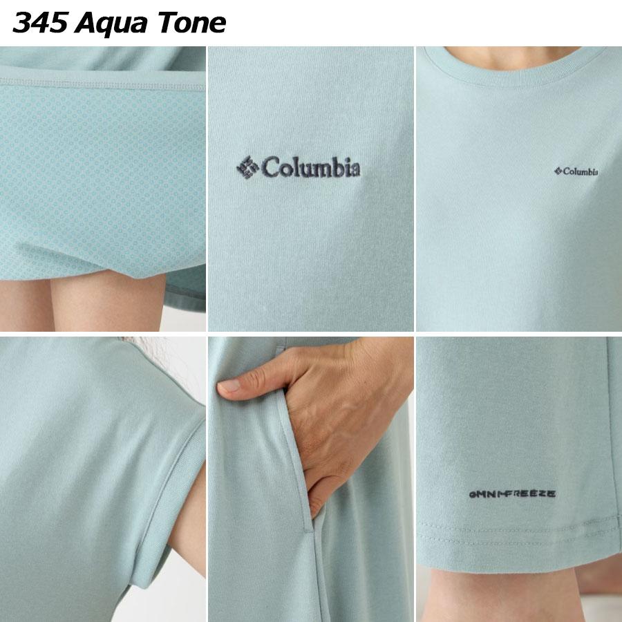 2025春夏 コロンビア Columbia レディース トゥリースワロー オムニフリーズゼロ ドレス PL5664 ロングワンピース 半袖 ワンピ ロング丈 アウトドアの画像