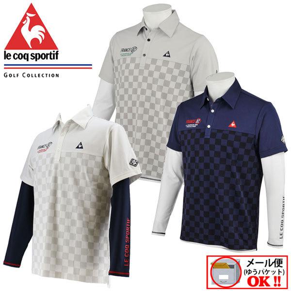 数量限定 1点までメール便可 ルコックゴルフ Le Coq Sportif ゴルフ Golf レイヤードウェア 半袖 インナーシャツセット Qgmpja04w 春夏 メンズ 男性用 ウェア ギフト 即納 最大半額 Unreditora Unr Edu Ar