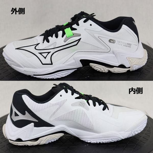 2024春夏 ミズノ MIZUNO バレーボールシューズ ウエーブライトニング Z8 WIDE V1GA2401 57 メンズ レディース 幅広 ワイド 3E相当 バレーシューズ 部活｜ishidasports｜03