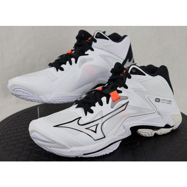 2024春夏 ミズノ MIZUNO バレーボールシューズ ウエーブライトニング Z8 MID V1GA2405 51 ミッドカット ミドルカット メンズ レディース 2E相当 バレーシューズ｜ishidasports｜02