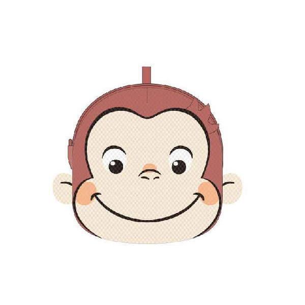 307円 激安特価品 アイk 85 A おさるのジョージ ランドリーポーチ S フェイス ジョージ ひとまねこざる Curious George 絵本 アニメ キャラクター