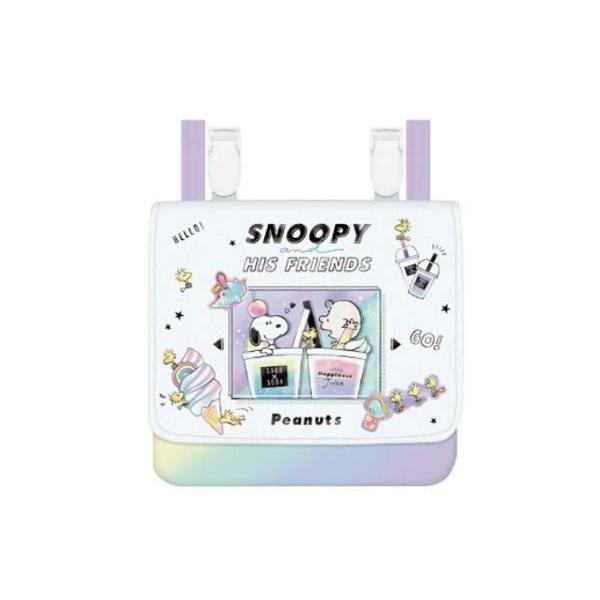 カミ スヌーピー Snoopy ショルダー付きどこでもポッケ レインボー ピーナッツ ウッドストック すぬーぴー アニメ キャラクター 一流の品質
