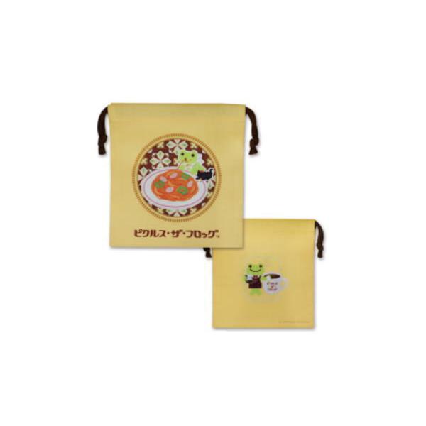 オンライン限定商品 トシpc Ki0 日本製 かえるのピクルス Pickles The Frog 巾着 ナポリタン ピクルス ぴくるす かえる カエル カエルのピクルス Cisama Sc Gov Br