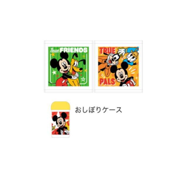 マル2065032100 ディズニーキャラクター 日本未発売 ケース付きハンドタオルセット 女性に人気！ トゥルーフレンズ ミッキーマウス … みっきー ディズニー ミッキー