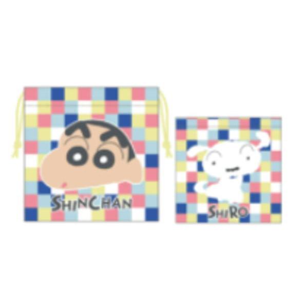 訳あり スモky1438 クレヨンしんちゃん 巾着 ブロック しんのすけ テレビ アニメ 漫画 映画 ポーチ ケース 小物入れ きんちゃく Cisama Sc Gov Br