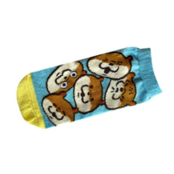 高品質 スモsl1023j Lineスタンプ 可愛い嘘のカワウソ キャラクターソックス ぎっしり かわうそ 動物 アニマル ライン アプリ キャラック クルーソックス Www Sustentec Com Br