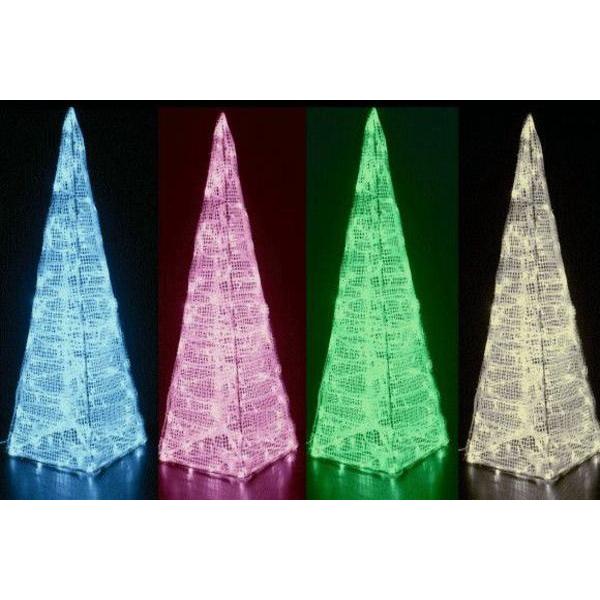 【LED】【WP】【大型商品】LED クリスタルタワー【M】【コーン】【三角】【トンガリ】【塔】【タワー】【ツリー】【イルミネーション】【クリスタル】