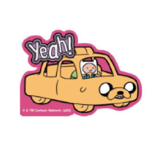 スモAD1001 【アドベンチャータイム】キャラクターステッカー【くるま】【カートゥーン】【アニメ】【シール】【ステッカー】【文房具】【学校