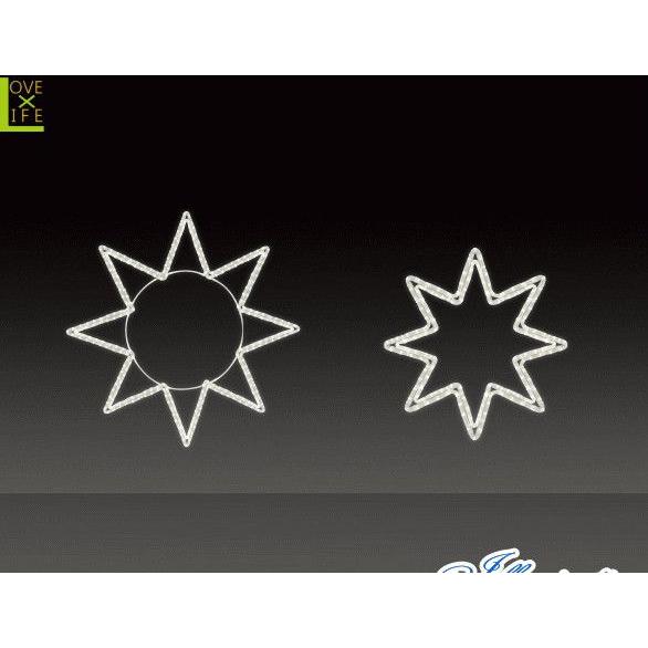 AALRM-ST-OTAS【LED】【イルミネーション】LEDロープライト オクタスター【S】【右】【星】【輝き】【スター】【マーク】【ライン】【線】
