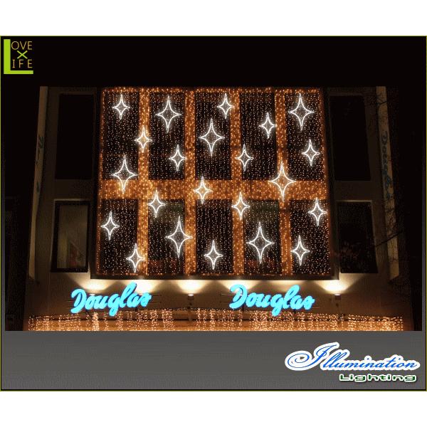 BALRM-ST-OTBL【LED】【イルミネーション】LEDロープライト オクタスターB【L】【左】【星】【輝き】【スター】【マーク】【ライン】【線_1