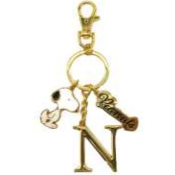 スヌーピー　鍵キーホルダー ナカ191946-24 【送料無料】【スヌーピー】【SNOOPY】イニシャル