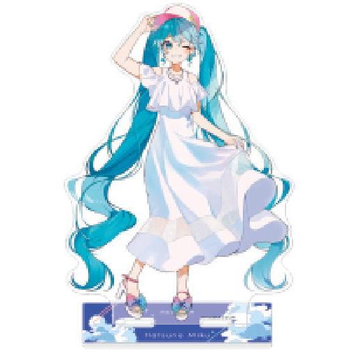 クラ118734 【初音ミク】アクリルスタンド【シロワンピース】【マリン