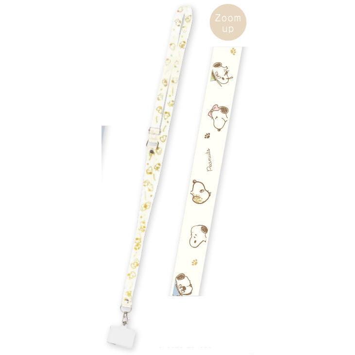 ティSN-5541695BE 【スヌーピー】【SNOOPY】クリアスマホショルダー